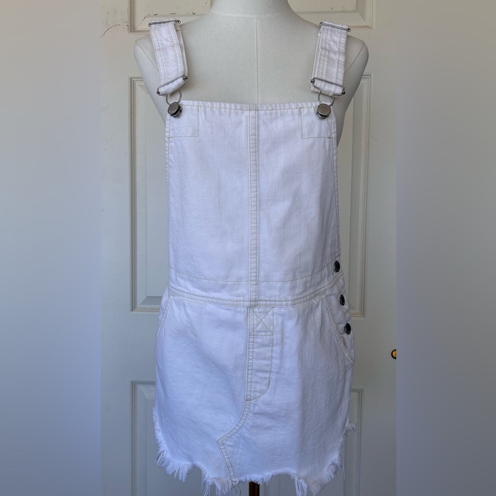 Free People‎ Women’s Bib Overall Jumper Off White Size 2